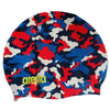 CUFFIA DA NUOTO ARENA MIMETICA Blu/Rosso/Bianco