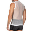 Smanicato a rete intimo Six2 in SuperLight Carbon Underwear Bianco
