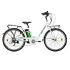 Atala E-WAY 26'' LT donna 7v. Bianco/Verde - Bicicletta Elettrica
